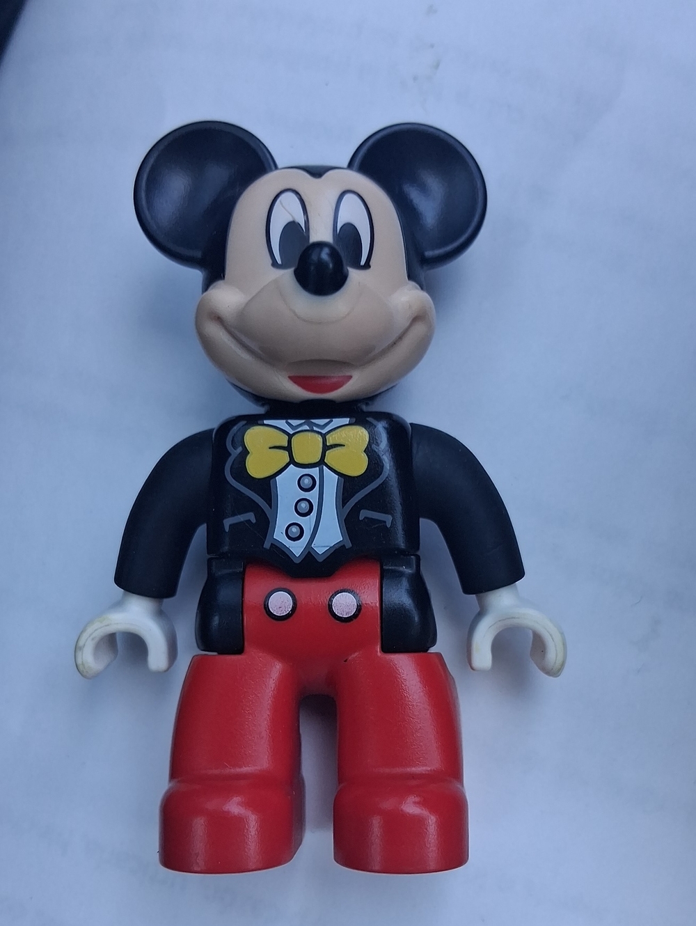 Mickey Mouse  Duplo Black & Red Kids Figure - Classic Bow Tie Design